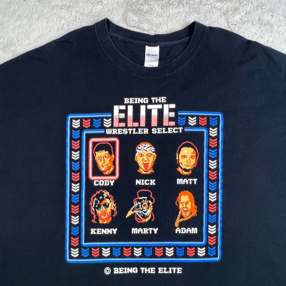 Being The Elite Wrestling Shirt Men's 3XL Black Nick Jackson‎ Omega Young Bucks